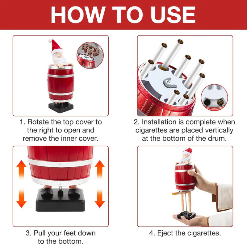Cheeky Santa Cigarette Dispenser