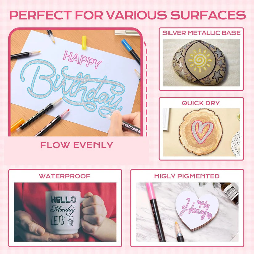 GlowLine Glitter Markers