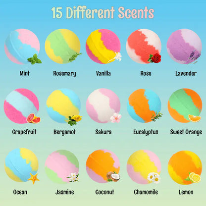 Lushbleu™ Bath Bombs for Kids with Toys Inside (15 Pcs)