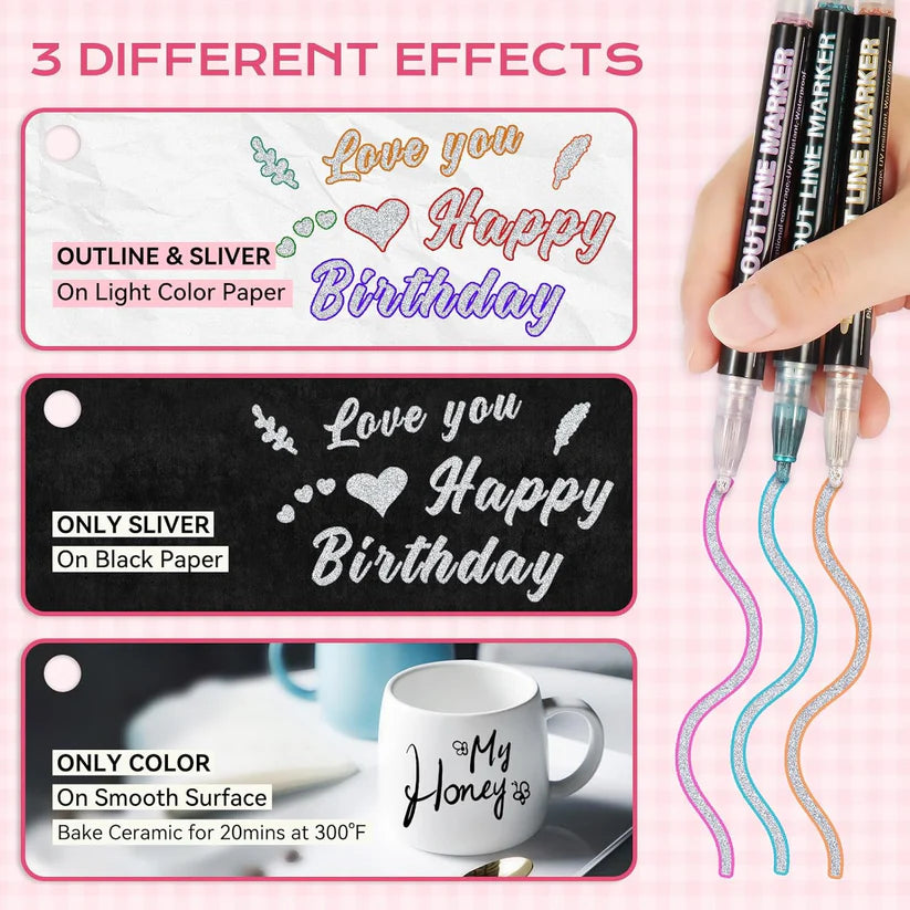 GlowLine Glitter Markers
