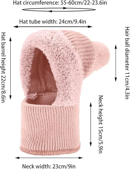 SnowHaven Women’s 3-in-1 Beanie