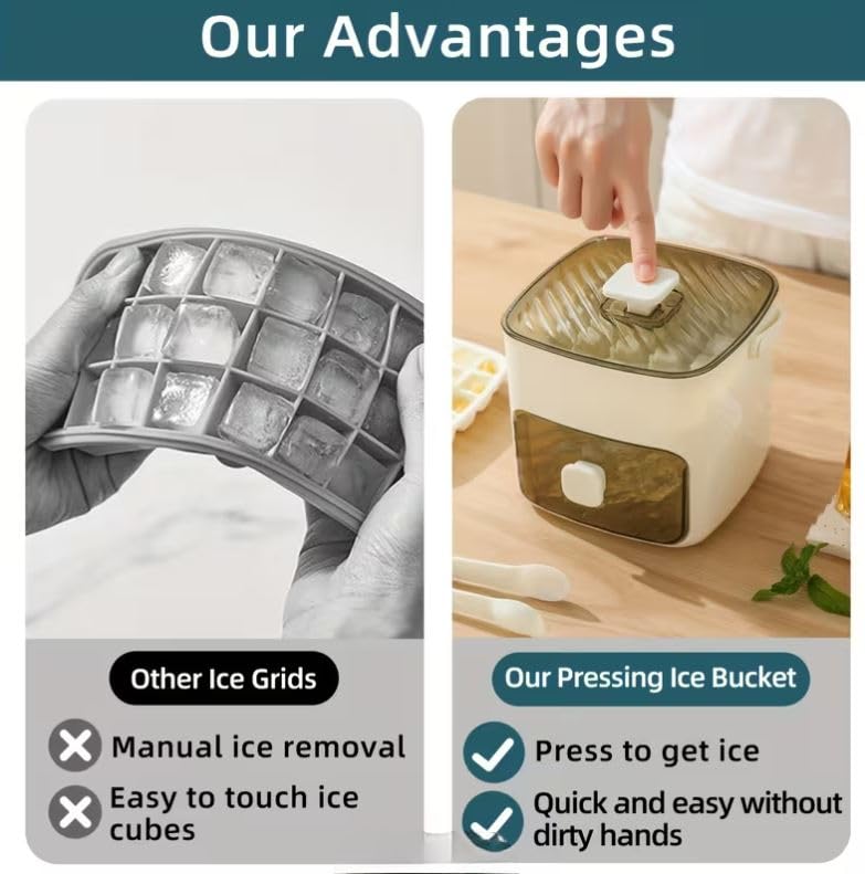 Lushbleu™ 2-in-1 Ice Cube Maker