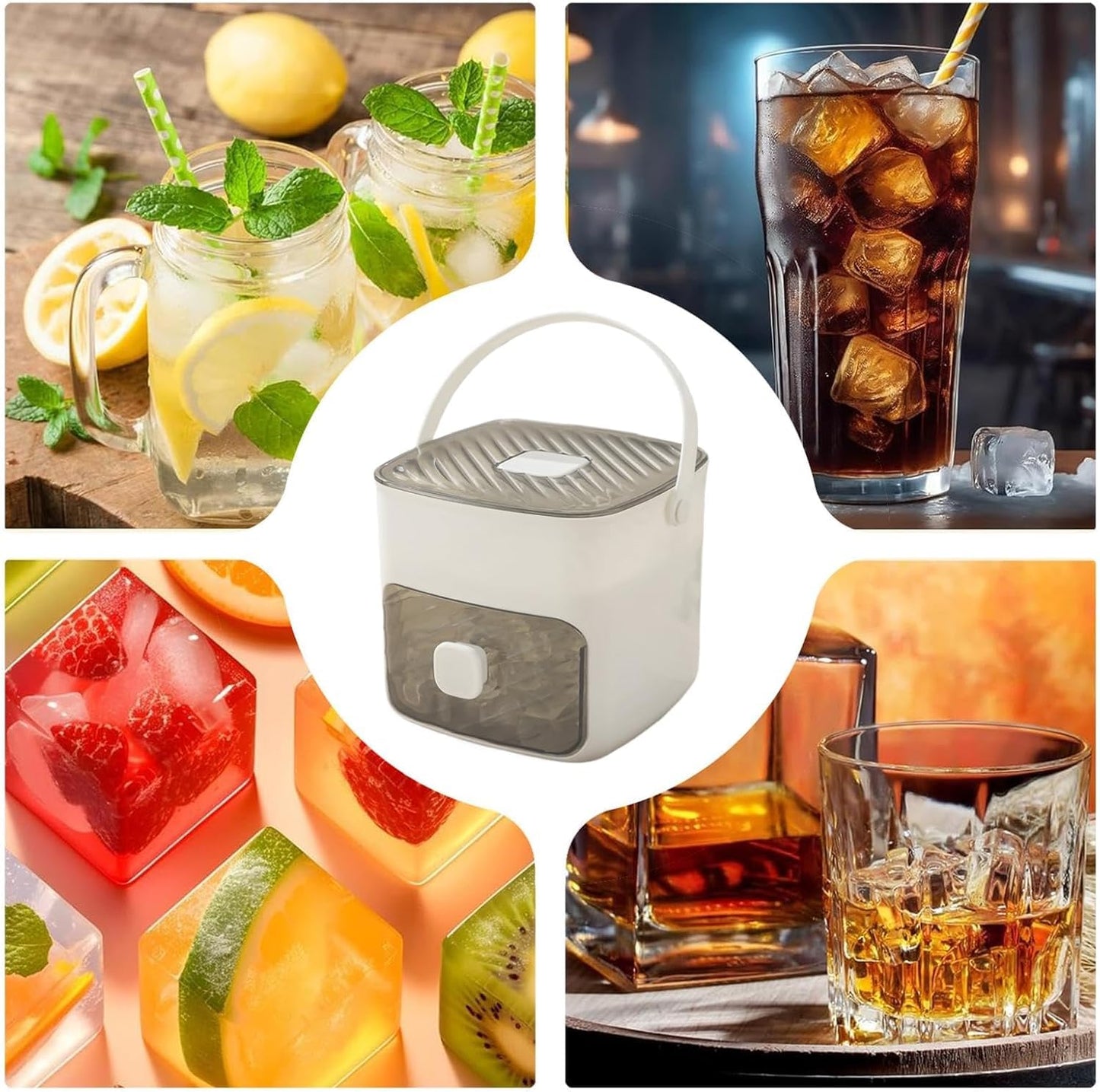 Lushbleu™ 2-in-1 Ice Cube Maker