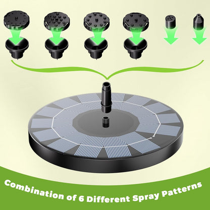 Solar Fountain for Kids and Bird Bath