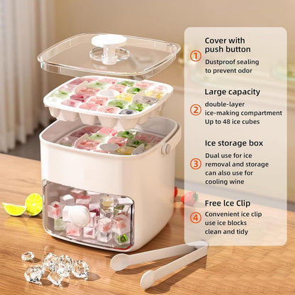 Lushbleu™ 2-in-1 Ice Cube Maker