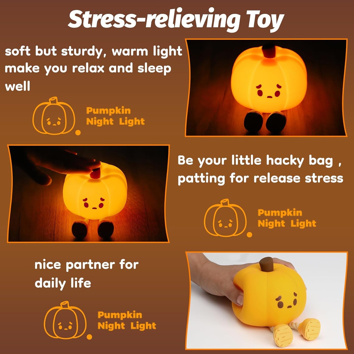 Squishy Pumpkin Light