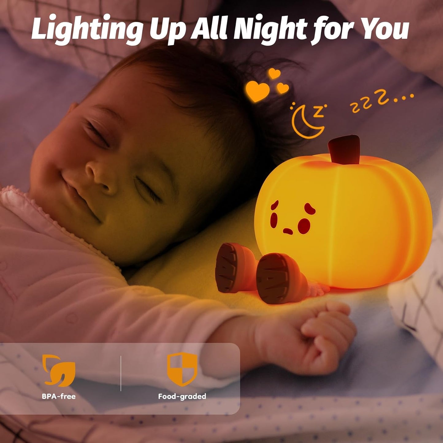 Squishy Pumpkin Light