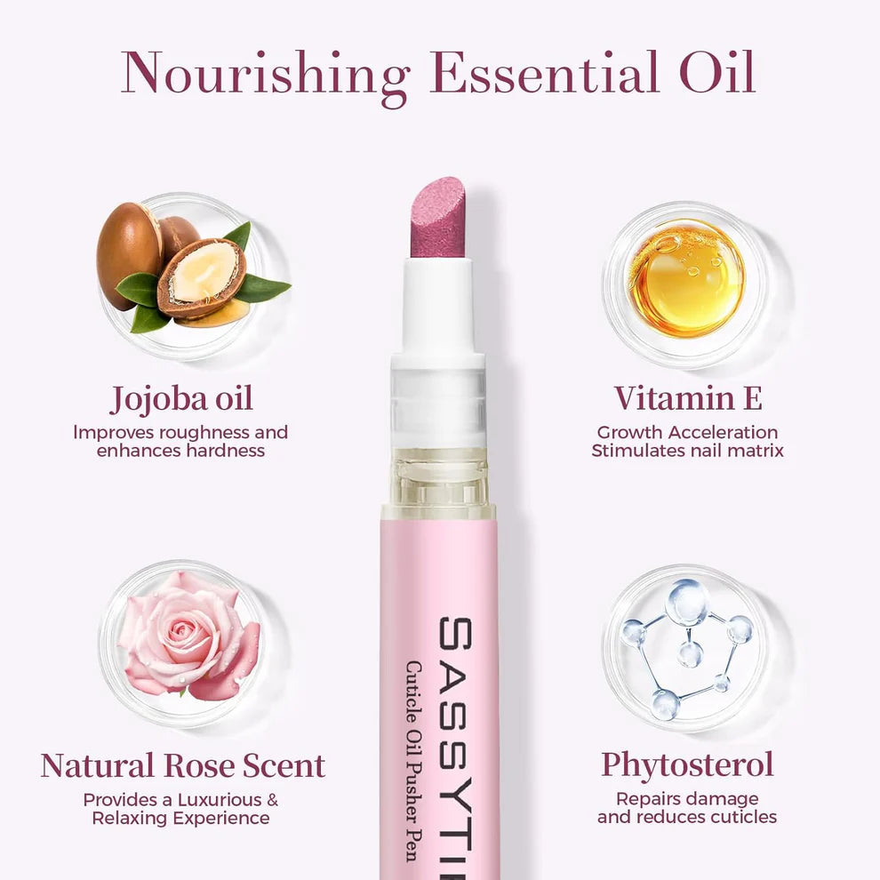 Cuticle Oil Pen and Pusher (2PCS)