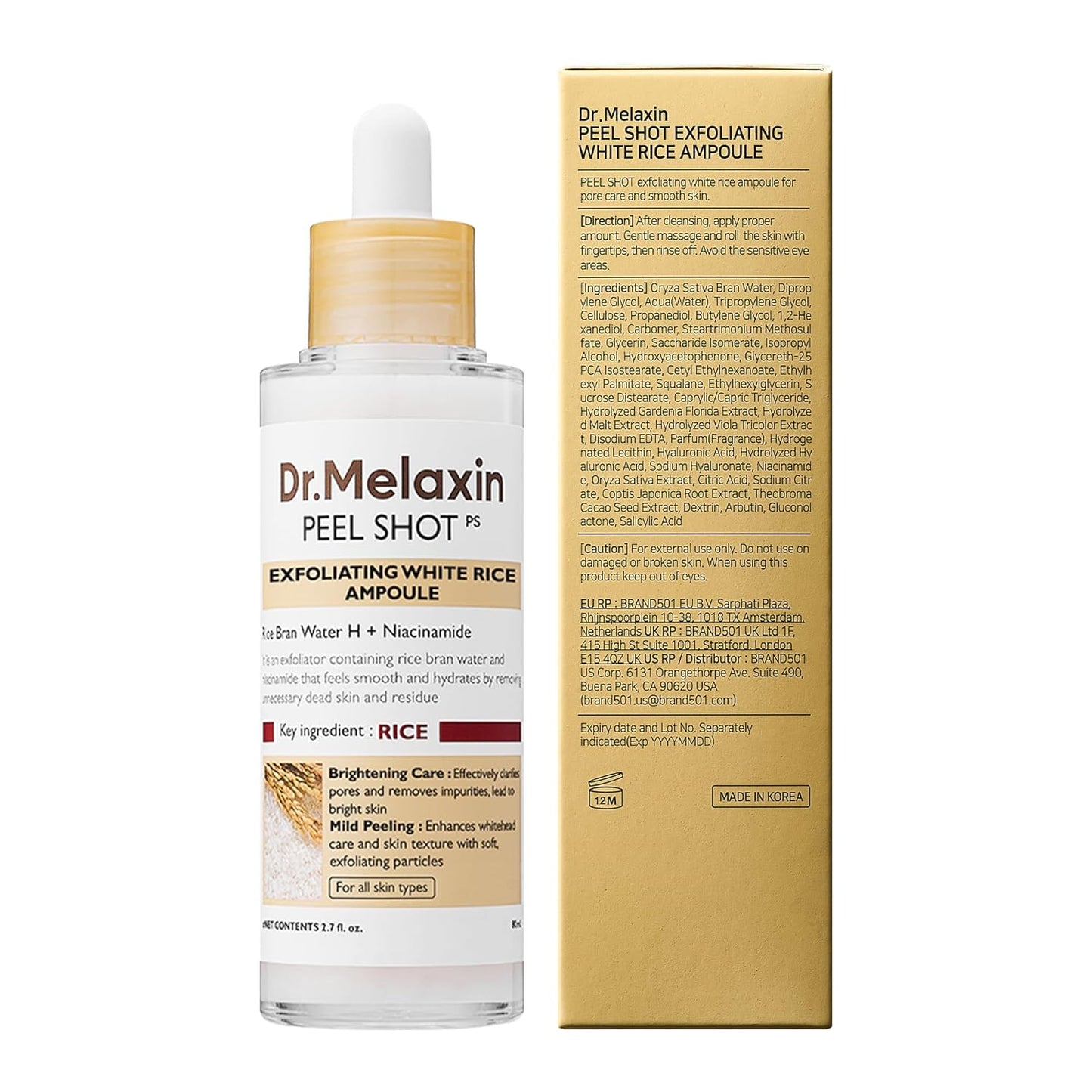 Dr. Melaxin Rice Luminous Glow Ampoule