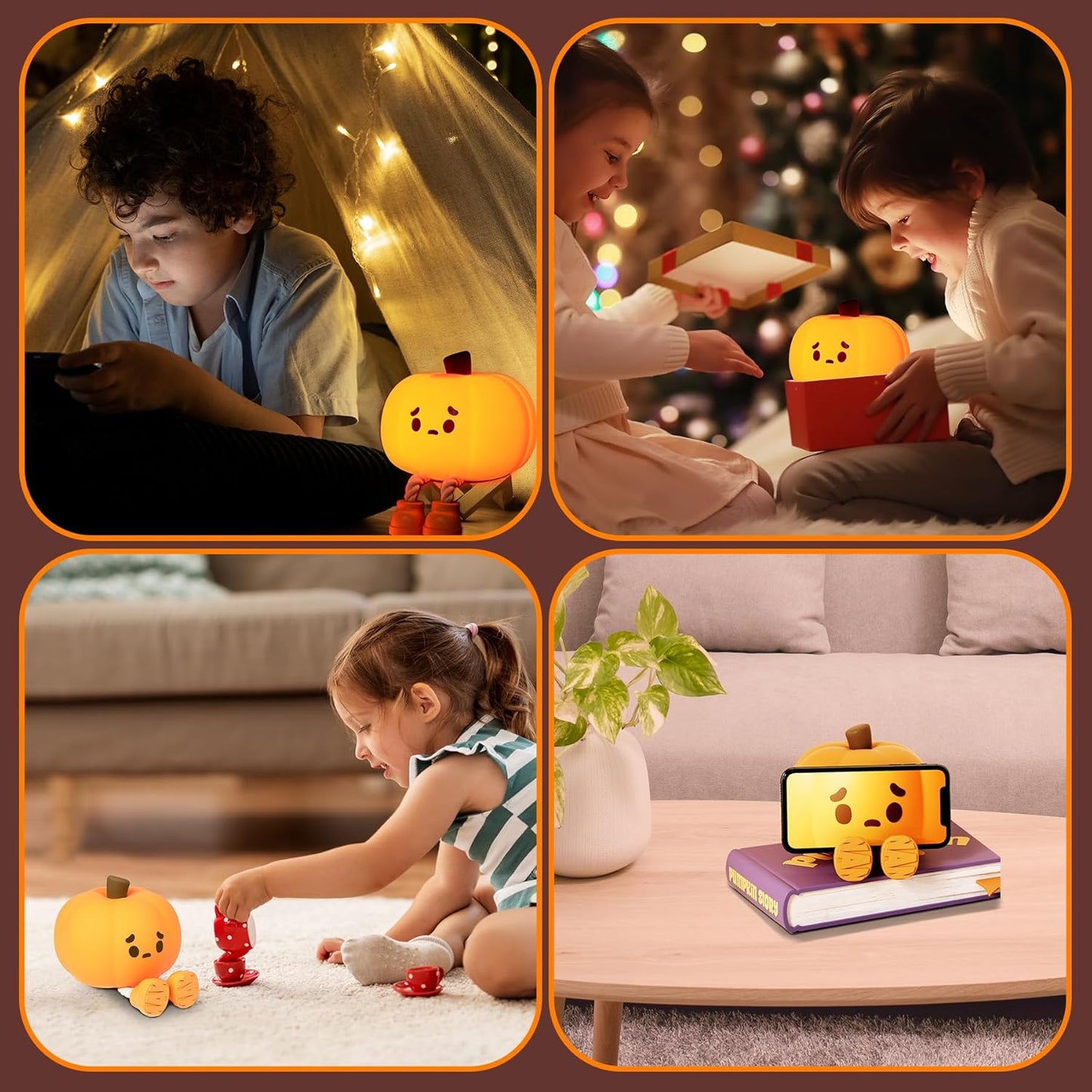 Squishy Pumpkin Light