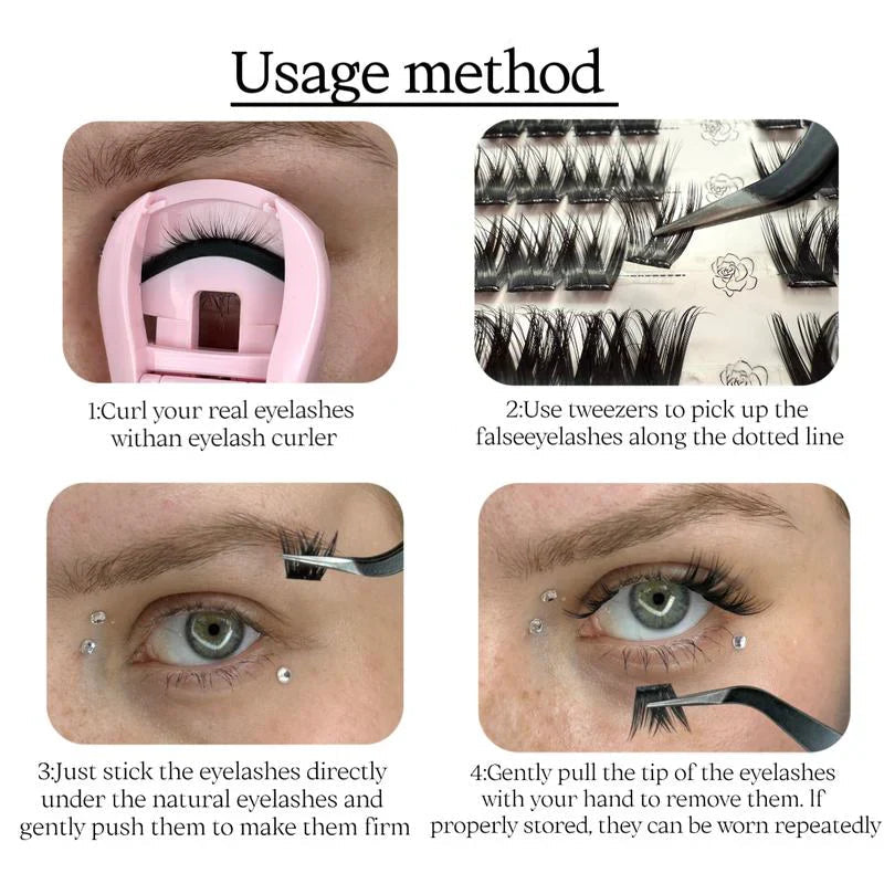 Lushbleu™ Glue-Free DIY Eyelash Set