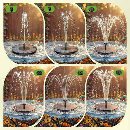 Solar Fountain for Kids and Bird Bath