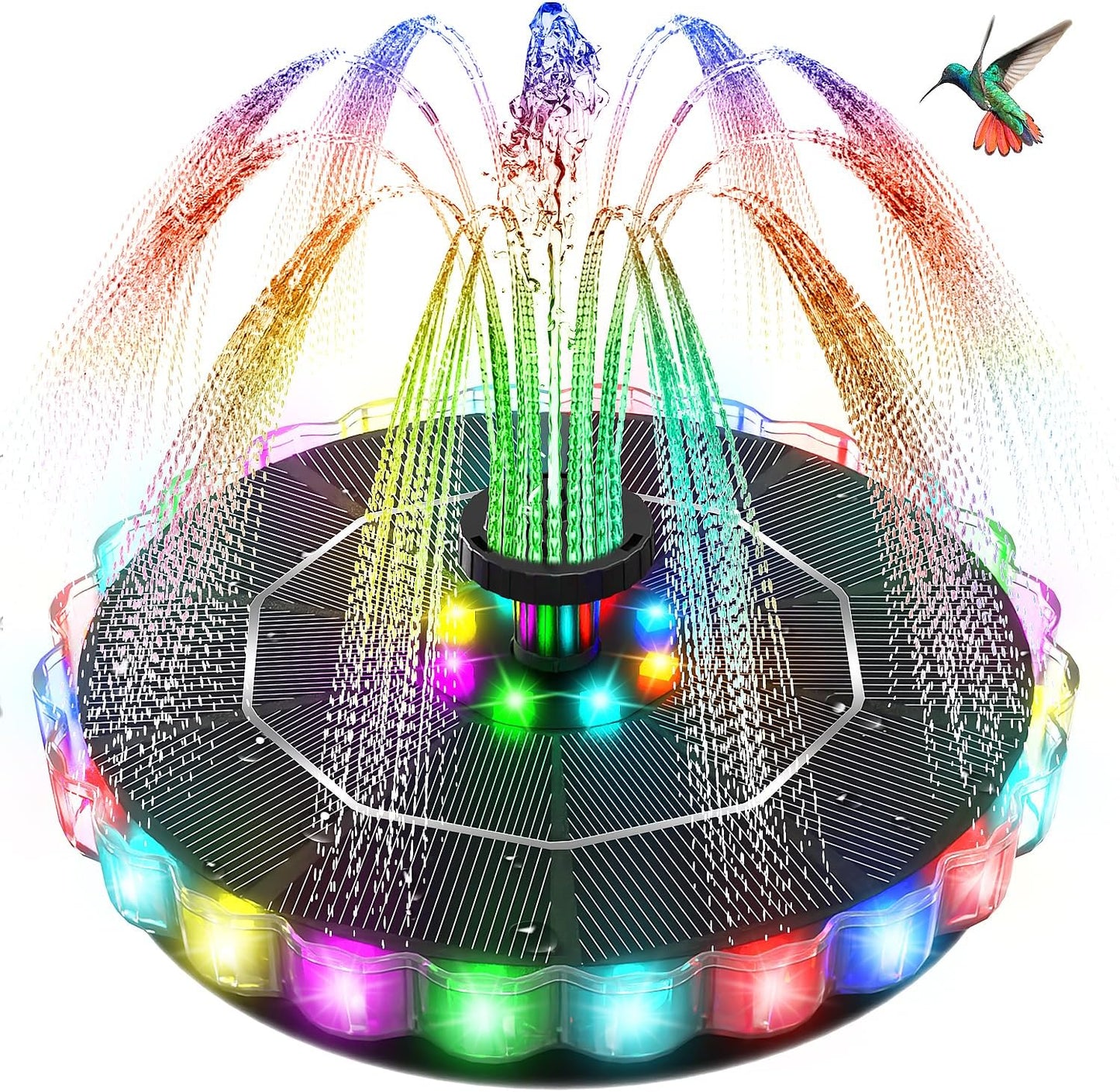 Solar Fountain for Kids and Bird Bath