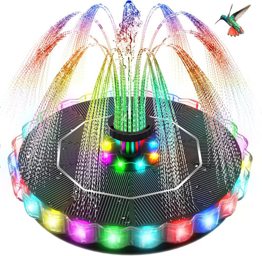 Solar Fountain for Kids and Bird Bath