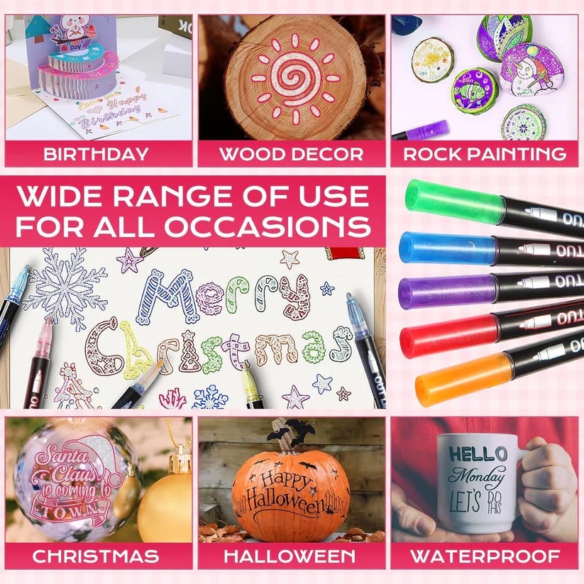 GlowLine Glitter Markers
