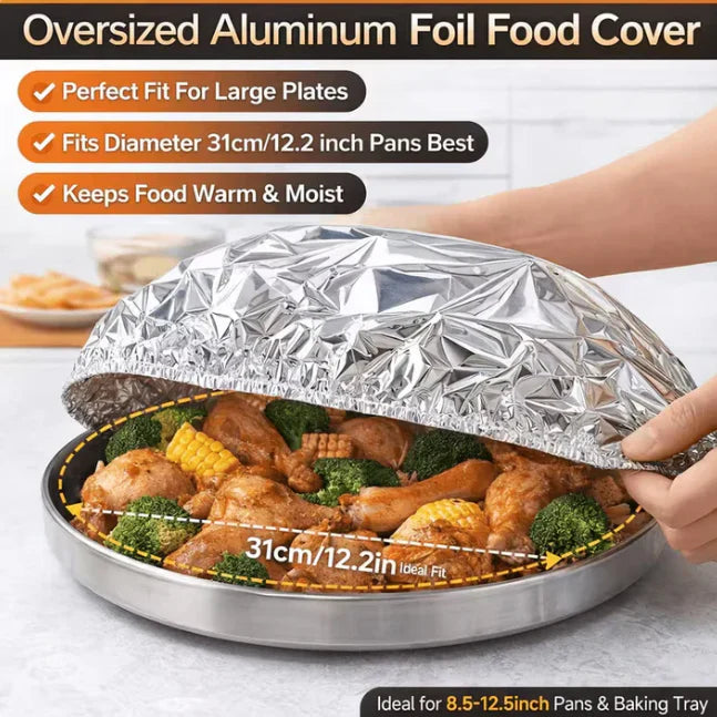 Lushbleu™ Reusable Aluminum Foil Food Cover