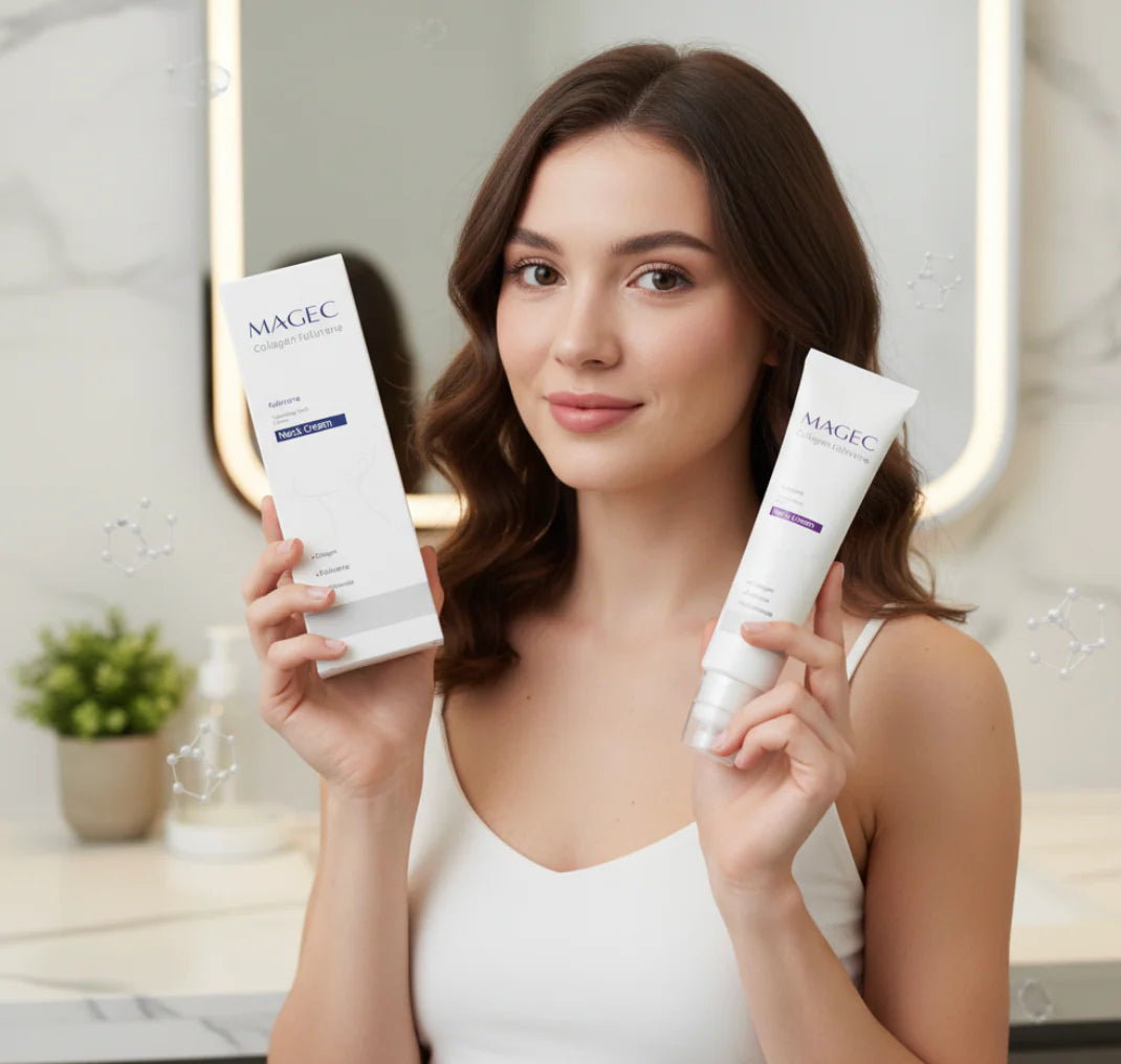 Reduce wrinkles and Double chin with Lushbleu™ Collagen Fullerene Cream