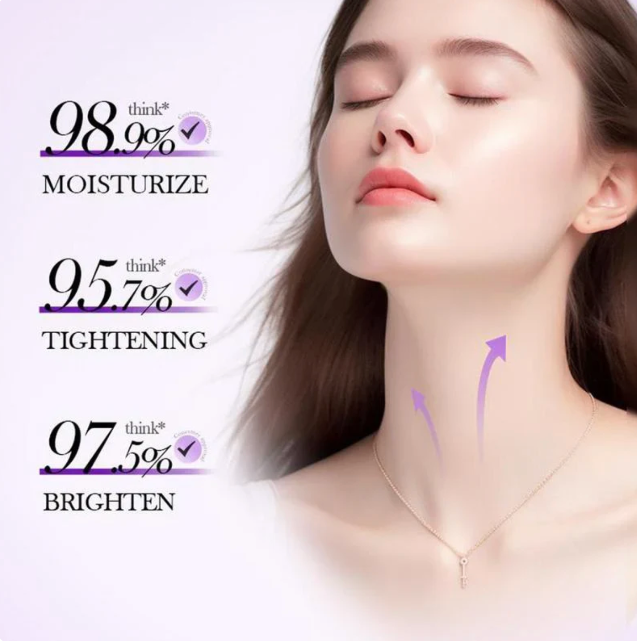Reduce wrinkles and Double chin with Lushbleu™ Collagen Fullerene Cream