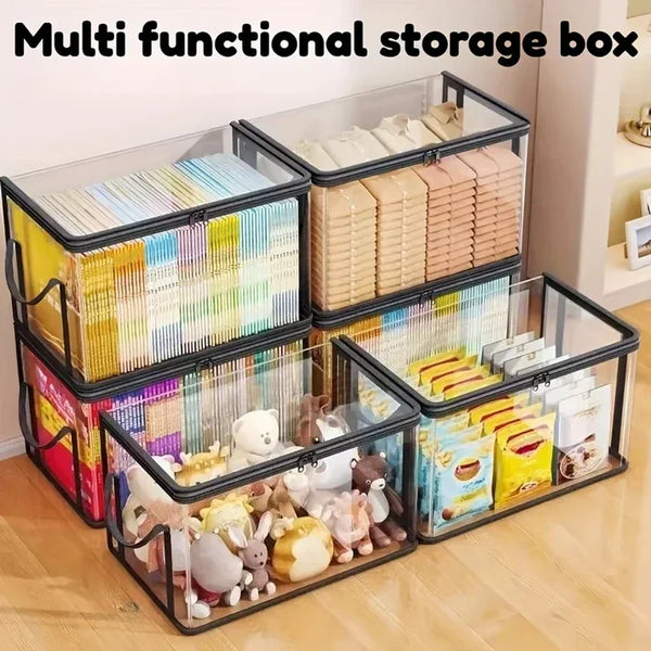 Lushbleu™ Foldable Transparent Storage Boxes