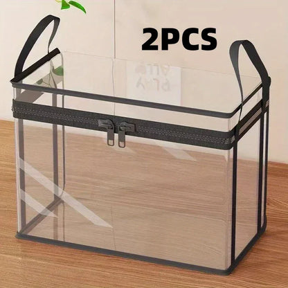 Lushbleu™ Foldable Transparent Storage Boxes