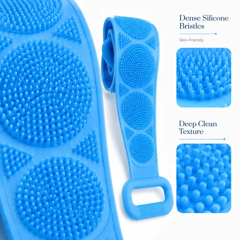 Lushbleu™ Double Sided Exfoliating Silicone Back Scrubber