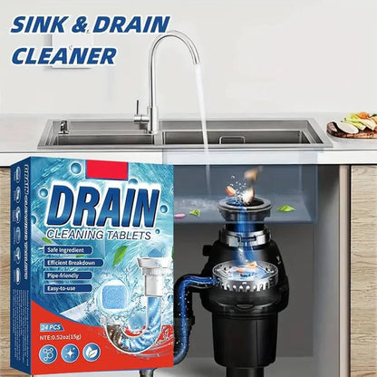 Lushbleu™ Drain Cleaning Tablets for Sinks & Pipes
