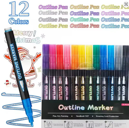 GlowLine Glitter Markers