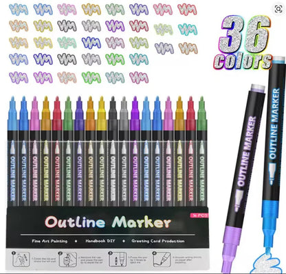 GlowLine Glitter Markers